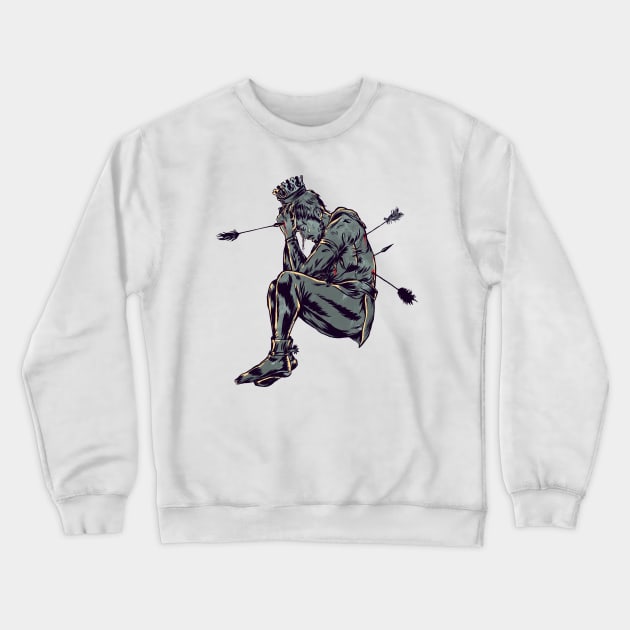 As Saint Sebastian Crewneck Sweatshirt by cucubaou